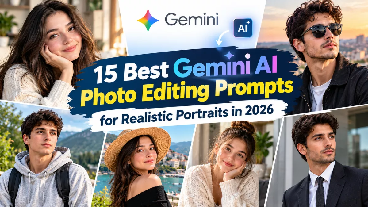 15 Best Gemini AI Photo Editing Prompts for Realistic Portraits in 20